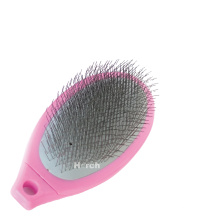 Palm Slicker Brush Plastic Stainless Steel Pins 2021 New Pet Shop Product Brush for Dog
